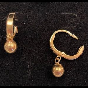 10K YELLOW GOLD EARRINGS